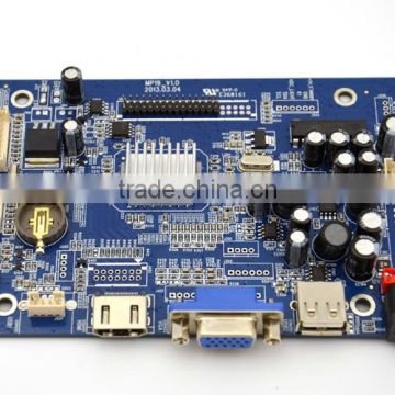 Advertising and koisk LCD controller board with SD card