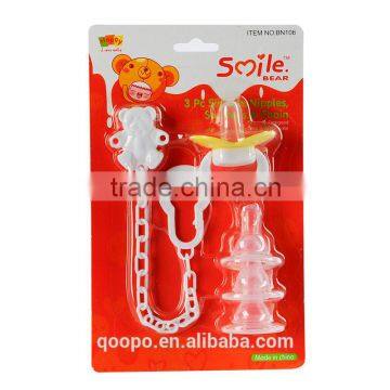 Best selling products plastic chain clip new products baby pacifier nipples