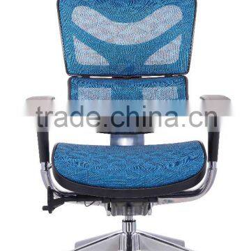 High back support office chair with neck support for executive