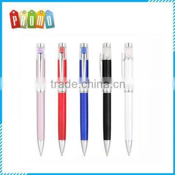 CL-033 Metal Crystal Ballpoint Pen Stylus Pen