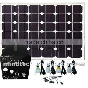 60W solar powered system for DC TV,FAN,LIGHT