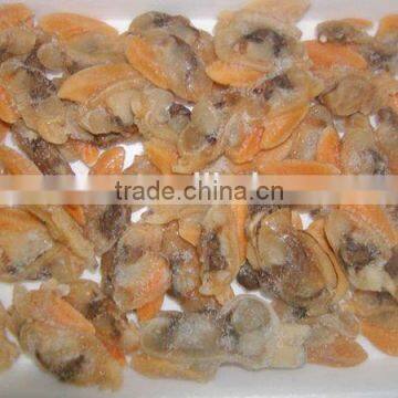 frozen cooked yellow clam shell meat