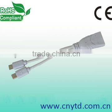 Different Styles V2.0 Usb Cable Usb Splitter Cable 2 Female 1 Male photo-3