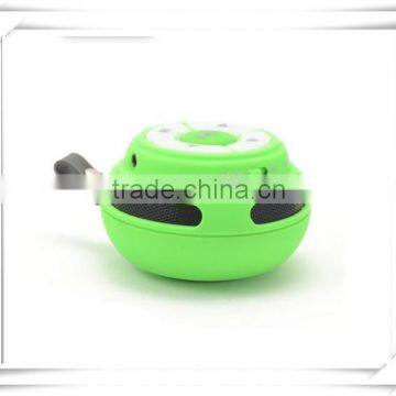 Portable wireless naiad kfc portable mini speaker with usb charger and FM Radio