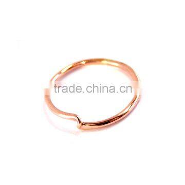 Best Price Stainless Steel Twisting Latest Gold Rings Design for Women photo-3