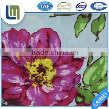 100% polyester beautiful flower design soft textile printing fabric