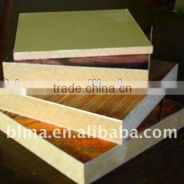 aluminium faced mdf board1220*2440mm for furniture use and table