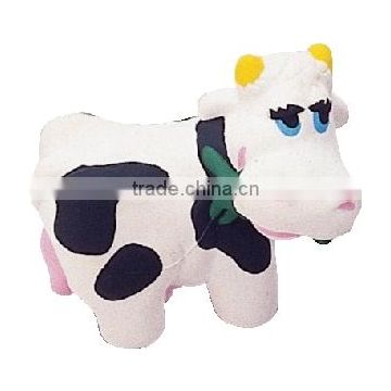 Advertising Logo PU JS Bell Cow Stress Ball