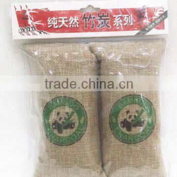 Amazon Hot Sale 75g/200g/500g Natural Activated Bamboo Charcoal Bag Air Freshner photo-4