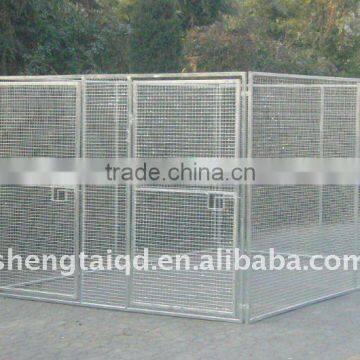 Galvanized Big Outdoor Dog Cage