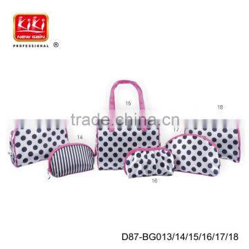 Beauty Case.Salon Equipment.Cheap Cosmetic case set. Satin Cosmetic bag