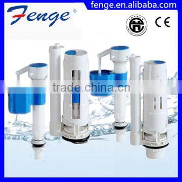 CE watermark Toilet Spare Parts Fill Valve with Height Adjustment and Dual Flush Valve