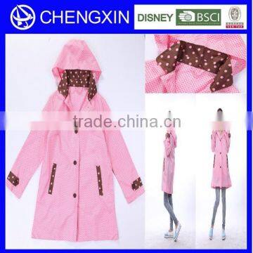 13C OEM environmental PVC raincoat