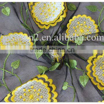 Allover Dress Fashion Colors Embroidery Cheap Lace Fabric Multi-colors