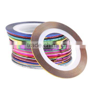 30 Colors Multicolor Nails Striping Tape Line DIY Nail Art Tips Decoration Sticker photo-5