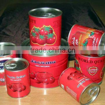 Canned Tomato Paste 70-4500g Brix: 28-30% Hot Sale photo-6