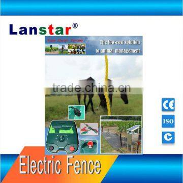 Fruit garden power fences Lanstar solar powered farm electric fence energizer/ energiser