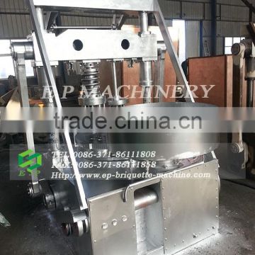 Hexagonal punching type coal briquette machine