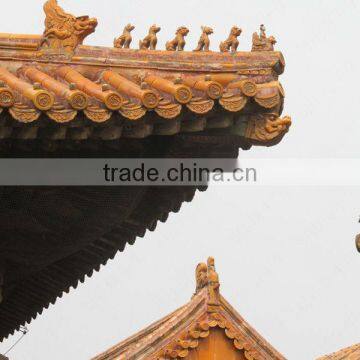 House roofing tile, clay ceramic roofing, glazed roofing material