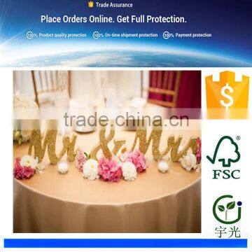 Decoration Wedding Wooden Letters Pure GOLD Wooden Letters Home Decoration Birthday Gift