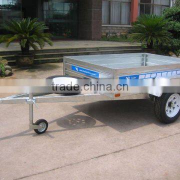 2015 hot dip galvanized steel car trailer