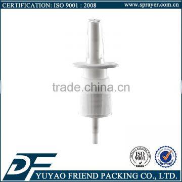 Plastic Medical Mist Nasal Sprayer for Bottle, fine mist nasal sprayer pump