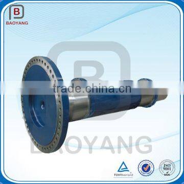 China manufacturer machining forging steel wind turbine main shaft