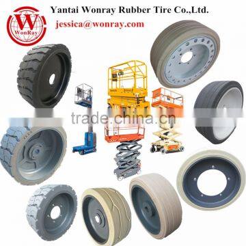 Aerial lift solid tire for aerial work platform truck big and small tire