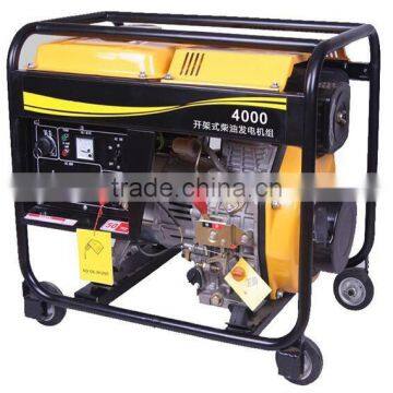 High quality 3kw Open frame diesel generator