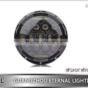 7in high power 150W/pr Jeep headlight led motorcycle high power driving headlamp with angel eyes for Toyota Wrangler Harley