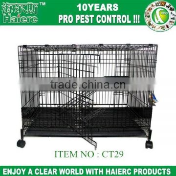 Haierc Most Popular Wire Mesh Dog Crate Large Steel Dog Cage