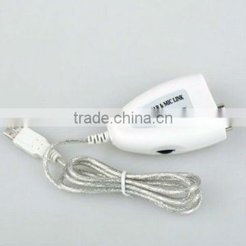 Mini USB Interface Guitar Link Cable to PC/MAC/Speaker