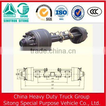 China Semi-trailer 16t Round Beam German Axle for Sale photo-4
