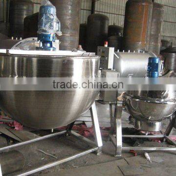Jacketed Cooking pot with agitator