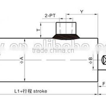 Bottom Price JULY Good Quality Hydraulic Cylinder for Hydraulic Tipping Trailer