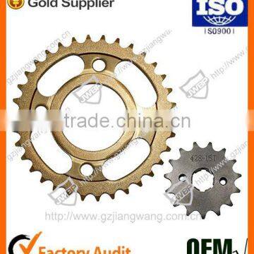 Best Quality CG125 Motorcycle Chain and Sprocket Kit photo-3