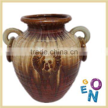 Tall Classic Glazed Ceramic Vase Urns photo-4