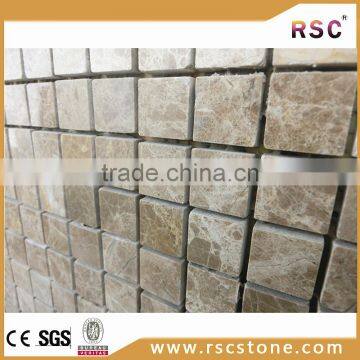China supplier dark emperador marble mosaic