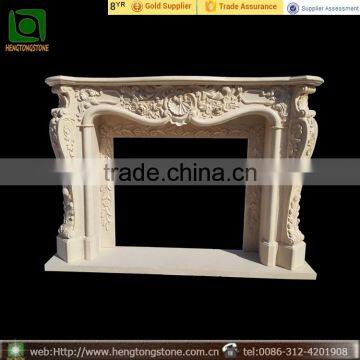 French Style Marble Fireplace Mantel