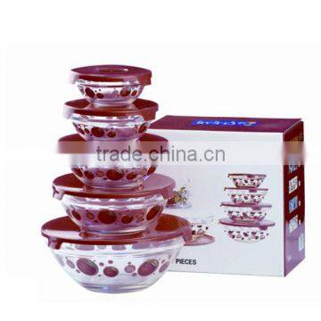 A8005D1 Daily Use Items, Eco-Friendly 5 PCS Fruit Glass Bowl photo-2