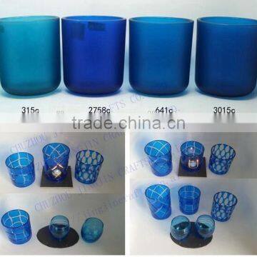 North America super quality best selling factory customized glass candle jar