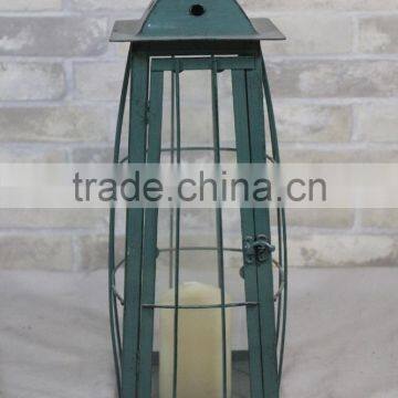 Creative Antique Vintage Promotion Square Iron Candle Metal Lanterns photo-3