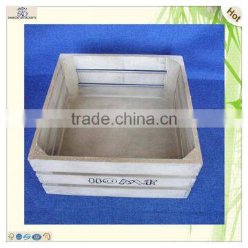 europe hot selling flower vegetables storage decorating wooden crates