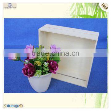 Wholesale Unfinished Craft Decorative Rural Style Wooden Tray photo-3