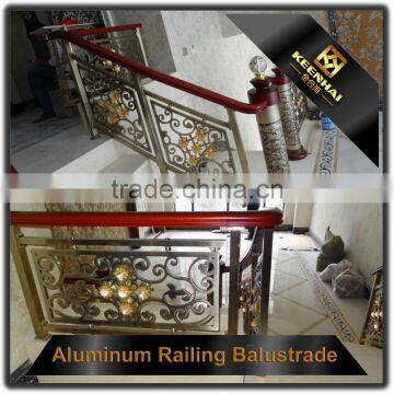Fine Carving Art Design Aluminum Indoor Antique Stair Railings photo-5