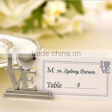 Hot selling Wedding Place Card Holder LOVE