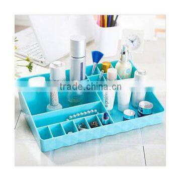 Wholesale Stock Small Order Desktop 15 Lattices Cosmetic Plastic Storage Box photo-2