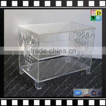 Luxury Living Room Furniture Square Acrylic Tea Table Modern PMMA Center Table From China Manufacturer photo-2