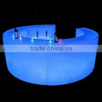 2016 factory direct sale amazing LED bar counter table with remote control