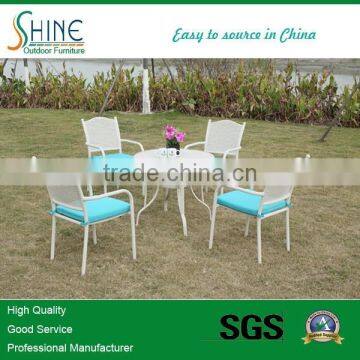 aluminum casting dining chairs with table(4+1) SCAF31